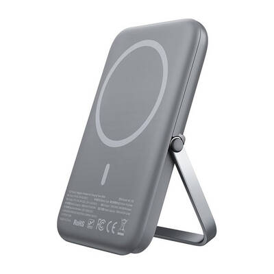 Mcdodo - Mcdodo MC-7050 Magsafe 15W Wireless-20W PD Hızlı Şarj Destekli 5.000 Mah Powerbank-Gri 