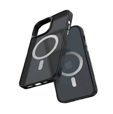 Mcdodo - Mcdodo PC-2674 Iphone 12/12 Pro Siyah-Mat Magsafe Kılıf