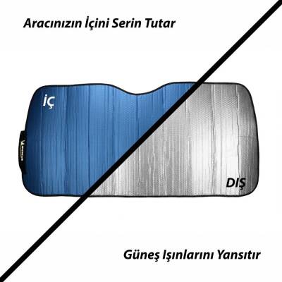 Michelin MC3000 130x70cm Universal Balonlu Premium Ön Cam Güneşliği - Michelin (1)