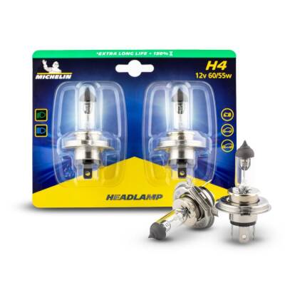 Michelin MC32286 12Volt 60/55Watt 1650 Lümen H4 2’li Halojen Far Seti - Michelin