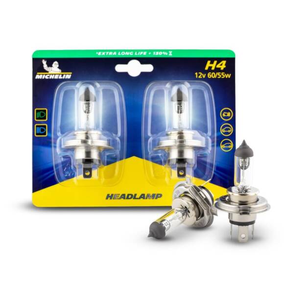 Michelin MC32286 12Volt 60/55Watt 1650 Lümen H4 2’li Halojen Far Seti - 1