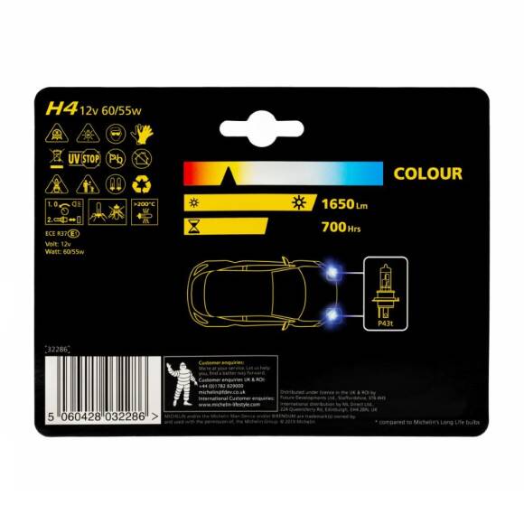 Michelin MC32286 12Volt 60/55Watt 1650 Lümen H4 2’li Halojen Far Seti - 9