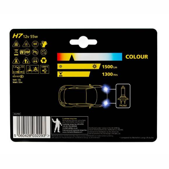 Michelin MC32293 12Volt 55Watt 1500 Lümen H7 2’li Halojen Far Seti - 9