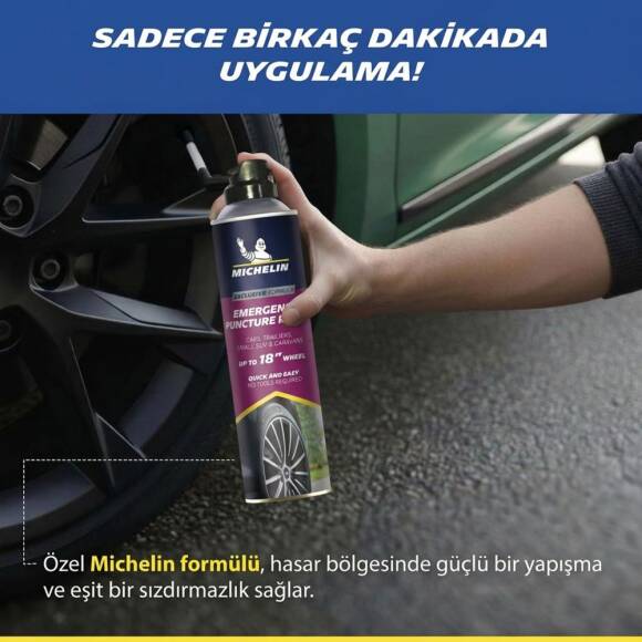 Michelin MC32699 500ml Acil Lastik Tamir Spreyi/Köpüğü - 7