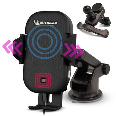 Michelin - Michelin MC33368 Wireless Telefon Şarj Cihazı ve Dokunmatik Akıllı Telefon Tutucu