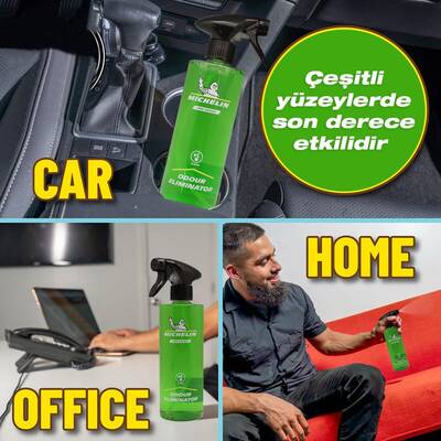 Michelin MC33566 500ml PRO Serisi Koltuk, Döşeme, Halı, Klima Havalandırma Koku Giderici Sprey - 5