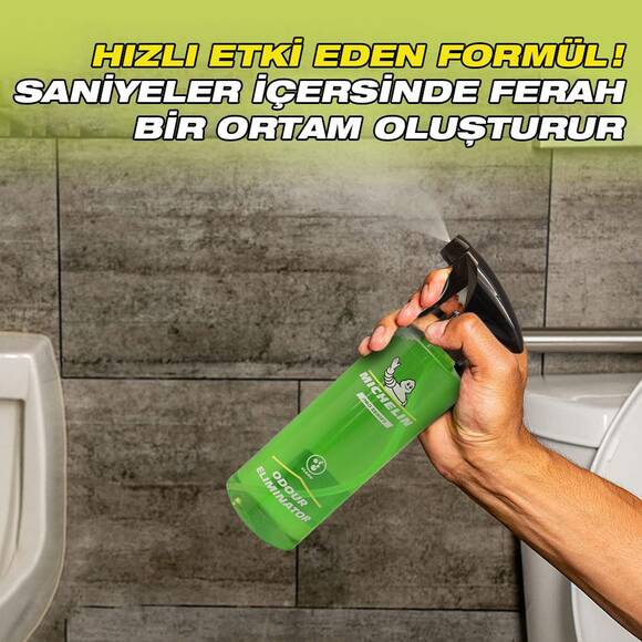 Michelin MC33566 500ml PRO Serisi Koltuk, Döşeme, Halı, Klima Havalandırma Koku Giderici Sprey - 6