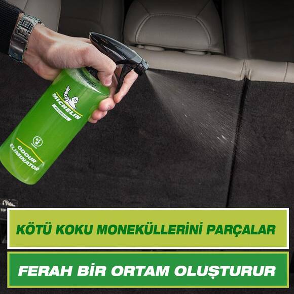 Michelin MC33566 500ml PRO Serisi Koltuk, Döşeme, Halı, Klima Havalandırma Koku Giderici Sprey - 8