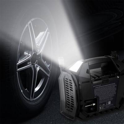 Michelin MC34259 11.1Volt/2.5Ah.120PSI Ayarlanabilir Dijital Basınç Göstergeli Şarjlı Lastik&Yatak Şişirme Pompası - 5