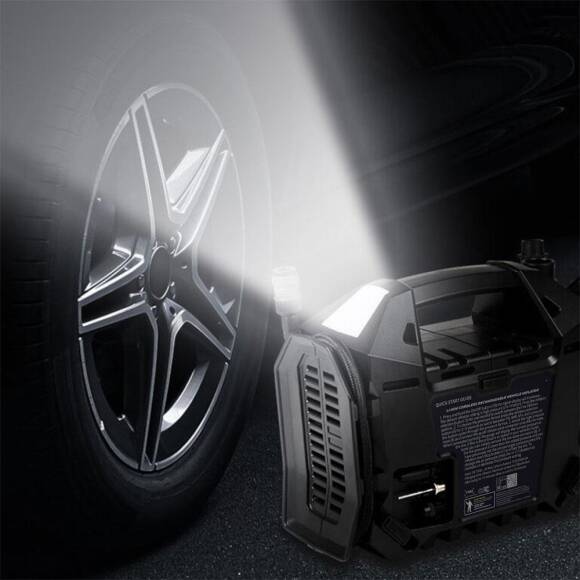 Michelin MC34259 11.1Volt/2.5Ah.120PSI Ayarlanabilir Dijital Basınç Göstergeli Şarjlı Lastik&Yatak Şişirme Pompası - 5