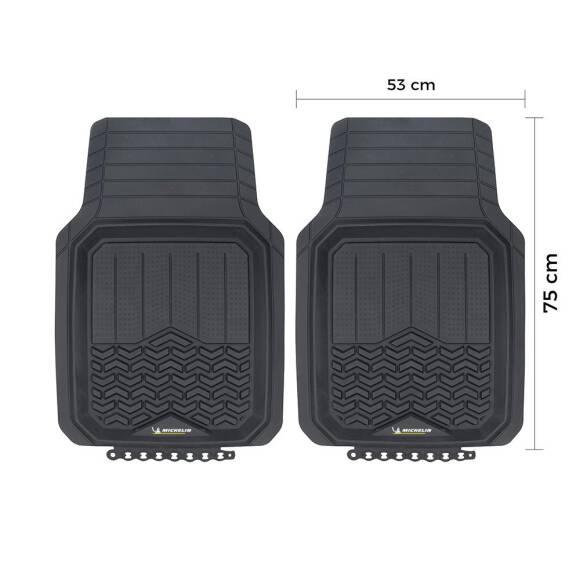 Michelin MC34594 Tüm Araçlara Uyumlu 2 Parça Üniversal 3D Havuzlu Oto Paspas - 3