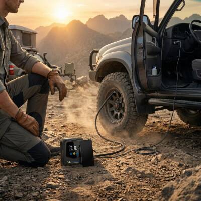 Michelin MC34624 12Volt 120 PSI Ayarlanabilir Dijital Basınç Göstergeli Hava Pompası - Michelin (1)