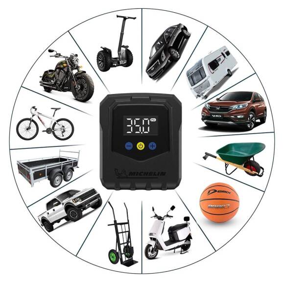 Michelin MC34624 12Volt 120 PSI Ayarlanabilir Dijital Basınç Göstergeli Hava Pompası - 9