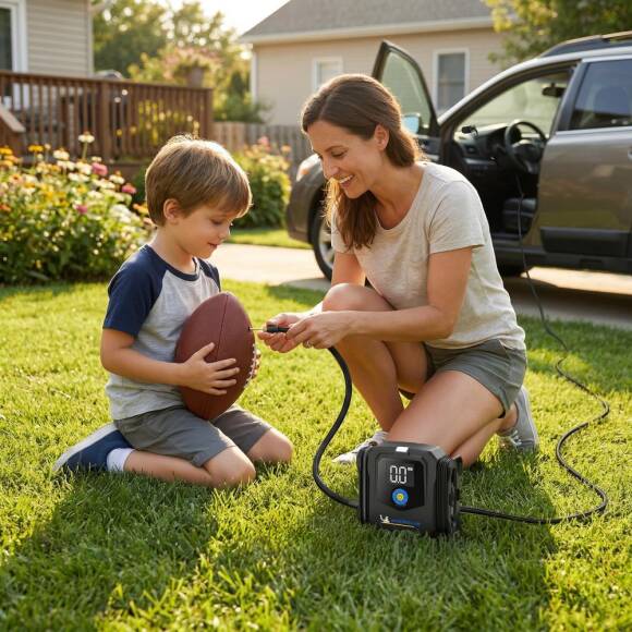 Michelin MC34631 12Volt 120 PSI Ayarlanabilir Dijital Basınç Göstergeli Hava Pompası - 4