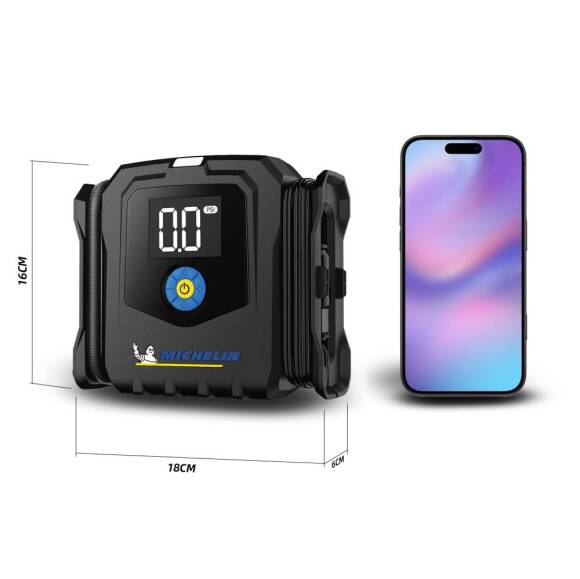 Michelin MC34631 12Volt 120 PSI Ayarlanabilir Dijital Basınç Göstergeli Hava Pompası - 6