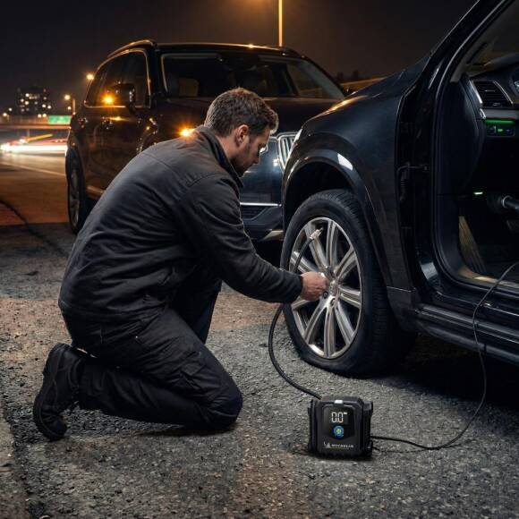 Michelin MC34631 12Volt 120 PSI Ayarlanabilir Dijital Basınç Göstergeli Hava Pompası - 7