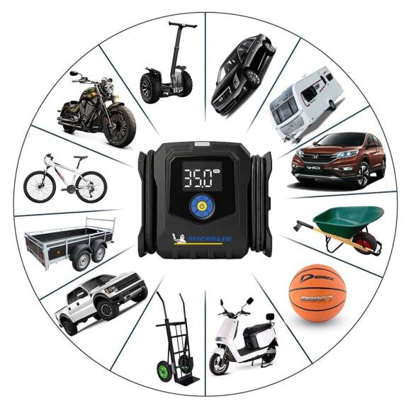 Michelin MC34631 12Volt 120 PSI Ayarlanabilir Dijital Basınç Göstergeli Hava Pompası - 9