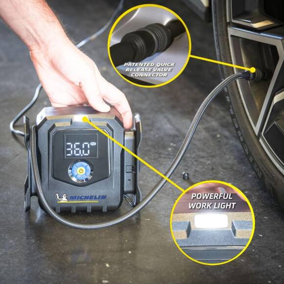 Michelin MC34631 12Volt 120 PSI Ayarlanabilir Dijital Basınç Göstergeli Hava Pompası - 10