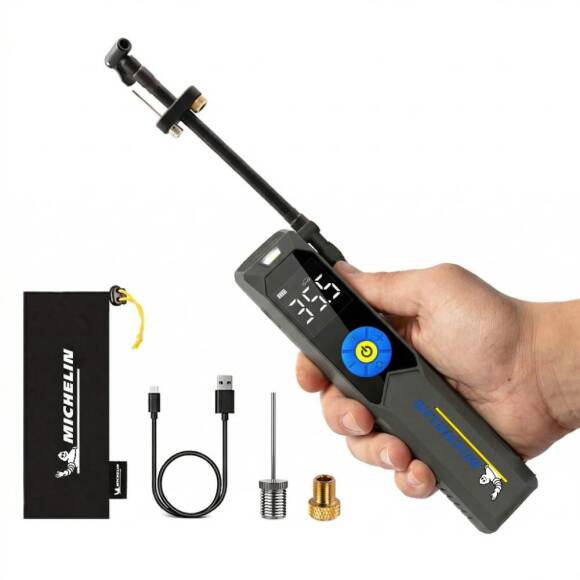 Michelin MC34648 Şarjlı Li-ion 150 PSI Taşınabilir Dijital Basınç Göstergeli Led Aydınlatmalı Lastik Şişirme Pompası - 2