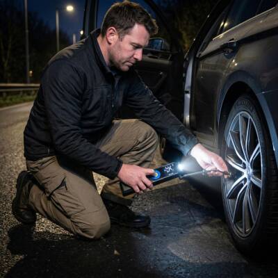 Michelin MC34648 Şarjlı Li-ion 150 PSI Taşınabilir Dijital Basınç Göstergeli Led Aydınlatmalı Lastik Şişirme Pompası - 4