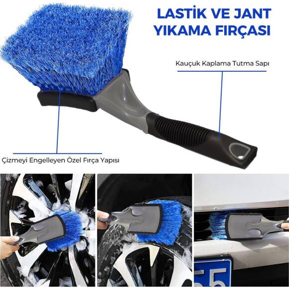 Michelin MC3509 Oto Lastik ve Jant Yıkama Fırçası - 3