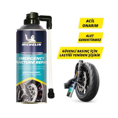 Michelin MC35119 200ml Motosiklet, Scooter Acil Lastik Tamir Spreyi/Köpüğü - Michelin