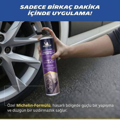 Michelin MC35133 750ml XL Acil Lastik Tamir Spreyi/Köpüğü - 6