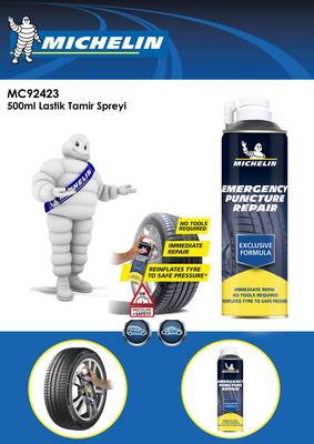 Michelin MC92423 500ml Lastik Tamir Spreyi - Thumbnail