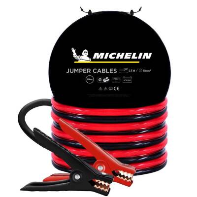 Michelin ML4002 6V/12V/24V 500Amper 2,5Metre 10mm² Akü Takviye Kablosu - Michelin