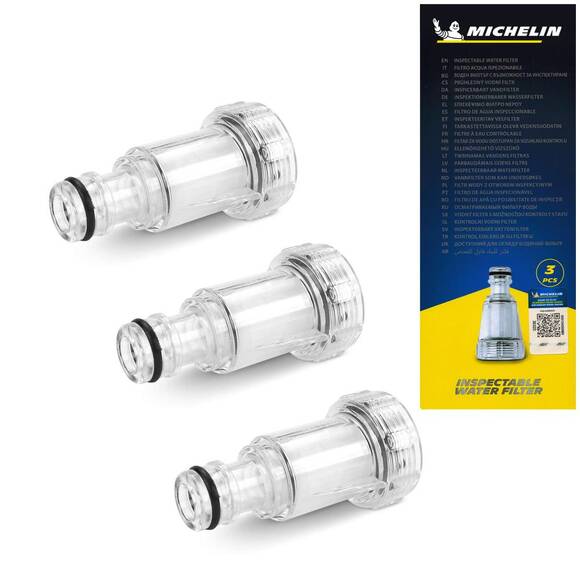 Michelin MPX46185 Basınçlı Yıkama Makineleri İçin Universal Su Giriş Filtresi 3’ Lü Paket - 1