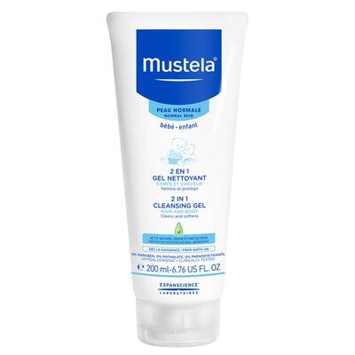 Mustela - Mustela 2 In 1 Cleansing Gel 200 Ml (Saç Ve Vücut Şampuanı)