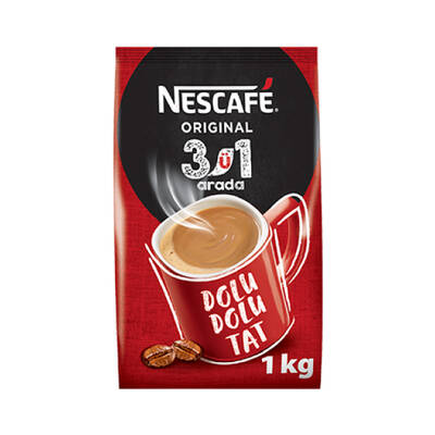 Nescafe - Nescafe 3'ü 1 Arada Kahve 1 kg