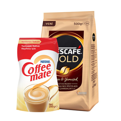 Nescafe Gold Kahve 500 gr Alana Coffee Mate 200 gr Hediye - 1