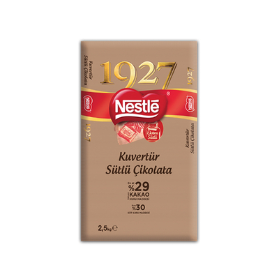 Nestle - Nestle Kuvertür Sütlü Çikolata 2,5 kg