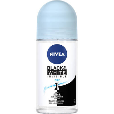 Nivea - Nivea Kadın Roll On Invisible Black & White Pure 50 ml