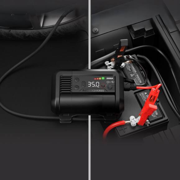 NOCO AX65 12V Lityum 2000Amp Akıllı Akü Takviye + Pompa + Powerbank + Led Lamba - 5