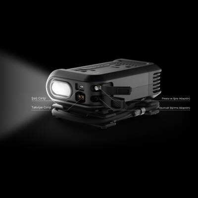 NOCO AX65 12V Lityum 2000Amp Akıllı Akü Takviye + Pompa + Powerbank + Led Lamba - 6