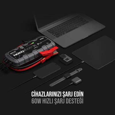 NOCO GBX155 12V 4250Amp Ultrasafe Lityum Akü Takviye + Powerbank + Led Lamba - 4