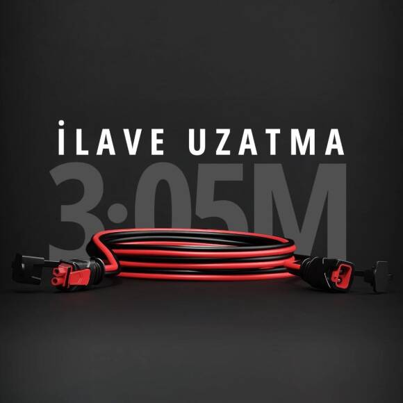 NOCO GC004 Noco Akü Şarj Cihazları İçin 3 Metre Uzatma Kablosu - 4