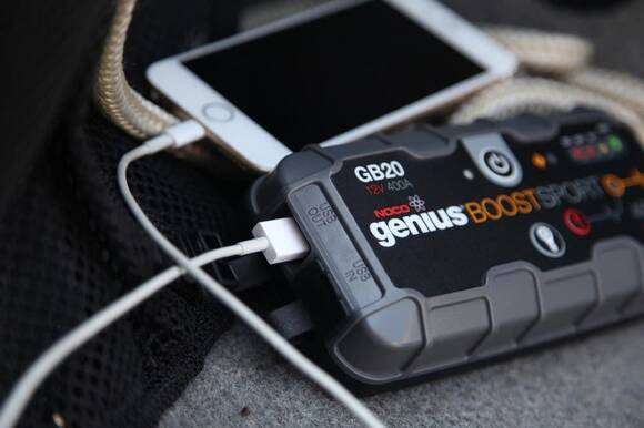 NOCO Genius GB20 12V 500Amp Ultrasafe Lityum Akü Takviye + Powerbank + Led Lamba
