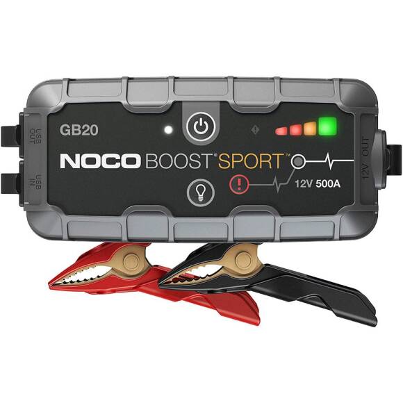 NOCO Genius GB20 12V 500Amp Ultrasafe Lityum Akü Takviye + Powerbank + Led Lamba - 1