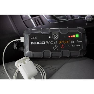 NOCO Genius GB20 12V 500Amp Ultrasafe Lityum Akü Takviye + Powerbank + Led Lamba - 5