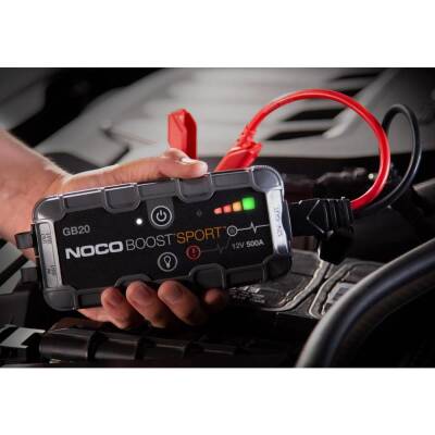 NOCO Genius GB20 12V 500Amp Ultrasafe Lityum Akü Takviye + Powerbank + Led Lamba - 6