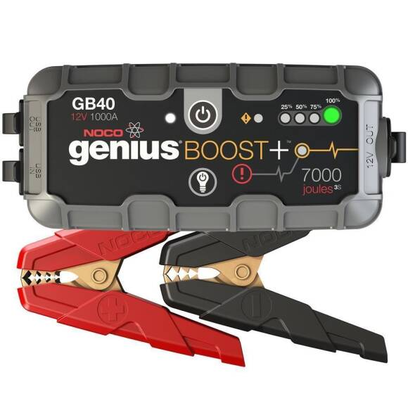 NOCO Genius GB40 12V 1000Amp Ultrasafe Lityum Akü Takviye + Powerbank + Led Lamba - 1