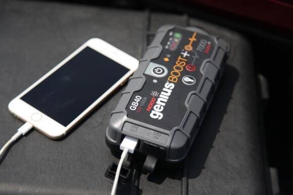 NOCO Genius GB40 12V 1000Amp Ultrasafe Lityum Akü Takviye + Powerbank + Led Lamba - 6