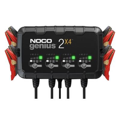 NOCO GENIUS2X4 6V/12V 40A Çoklu/4’Lü Akıllı Akü Şarj ve Akü Bakım/Desülfatör - NOCO