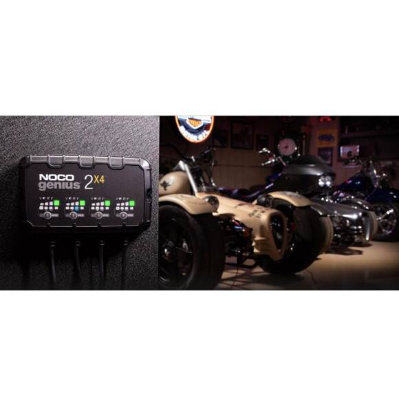 NOCO GENIUS2X4 6V/12V 40A Çoklu/4’Lü Akıllı Akü Şarj ve Akü Bakım/Desülfatör - 6