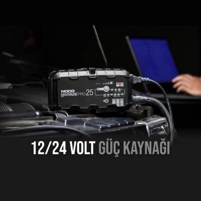 NOCO GENIUSPRO25 6V/12V/24V 1000A Akıllı Akü Şarj ve Akü Bakım/Desülfatör/Power Supply - NOCO (1)