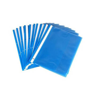 Noki - Noki Eco Plastik Telli Dosya Mavi 50 Li Paket (1)