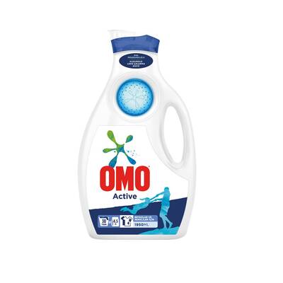 Omo Active Sıvı Çamaşır Deterjanı Renkli ve Beyazlar için 1950 ml